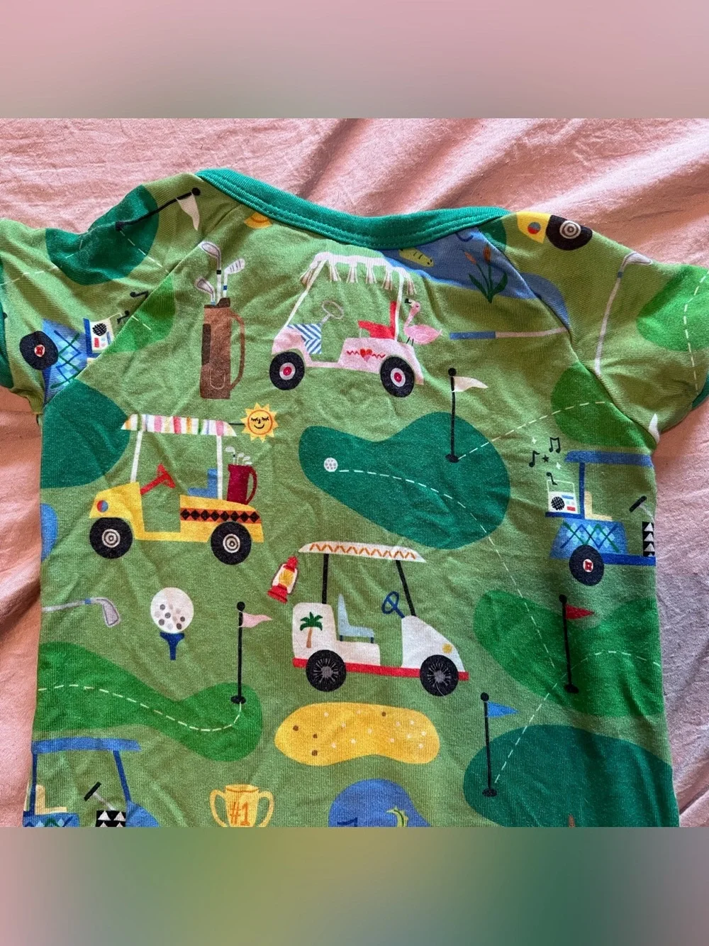 Little Sleepies Golf Print Shorty Zippy 0-3 Months